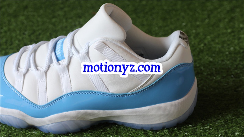 Authentic Air Jordan 11 Low Columbia Blue